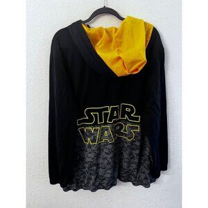 Disney Star Wars zip up hooded jacket mens size XXL